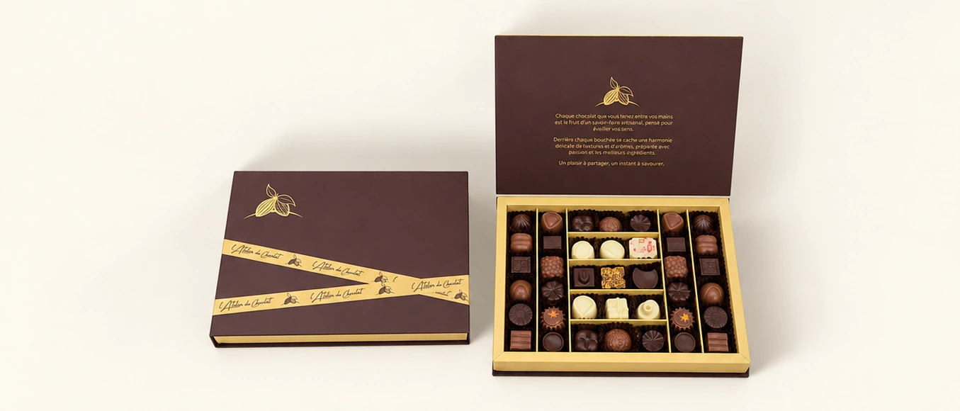 Coffret de 39 chocolats, code 907717
